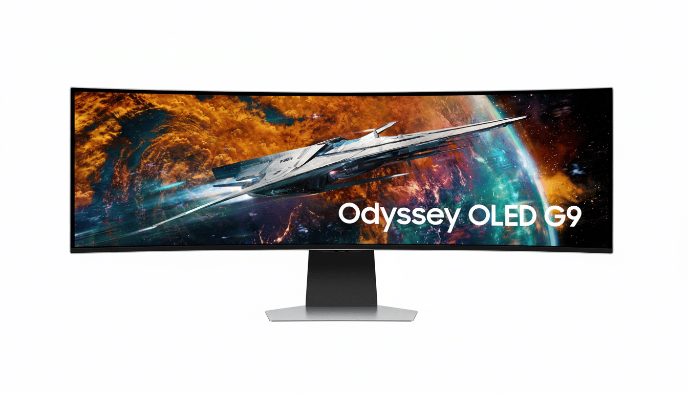 Samsung Odyssey G9 OLED bundle includes free 24-inch monitor