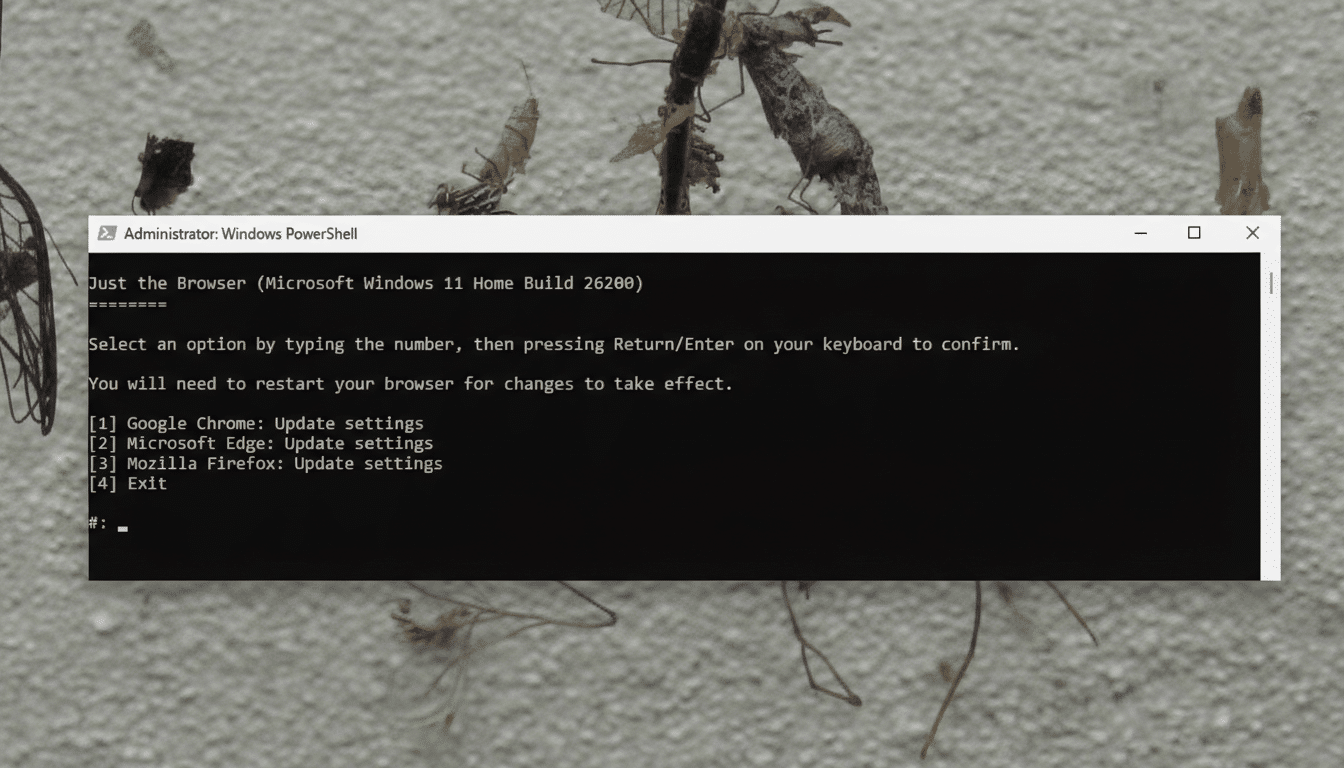 Script strips AI features from Chrome, Firefox and Edge browsers