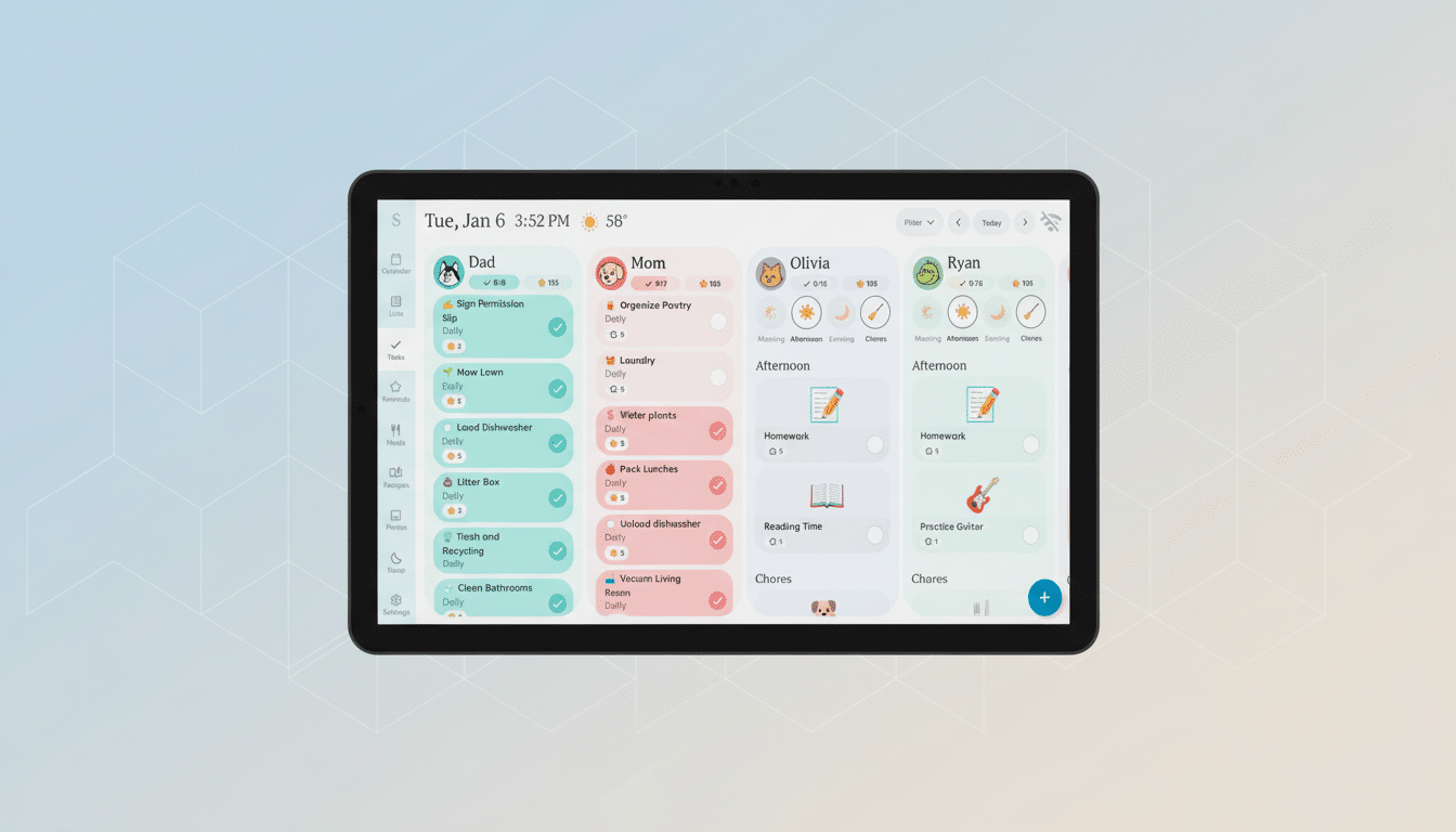 Skylight Calendar 2 app for family organization and shared scheduling