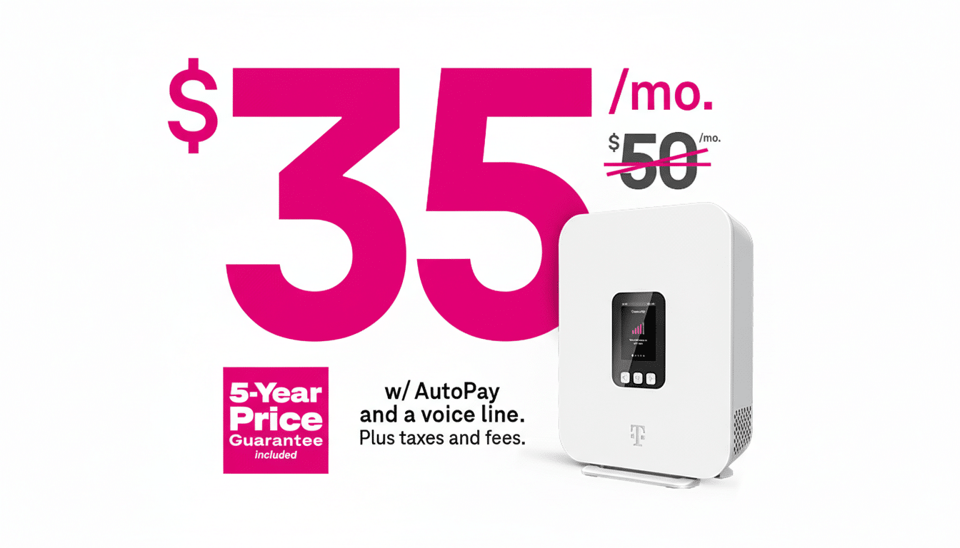 T-Mobile Offers Free Month And $300 Back On 5G Home Internet