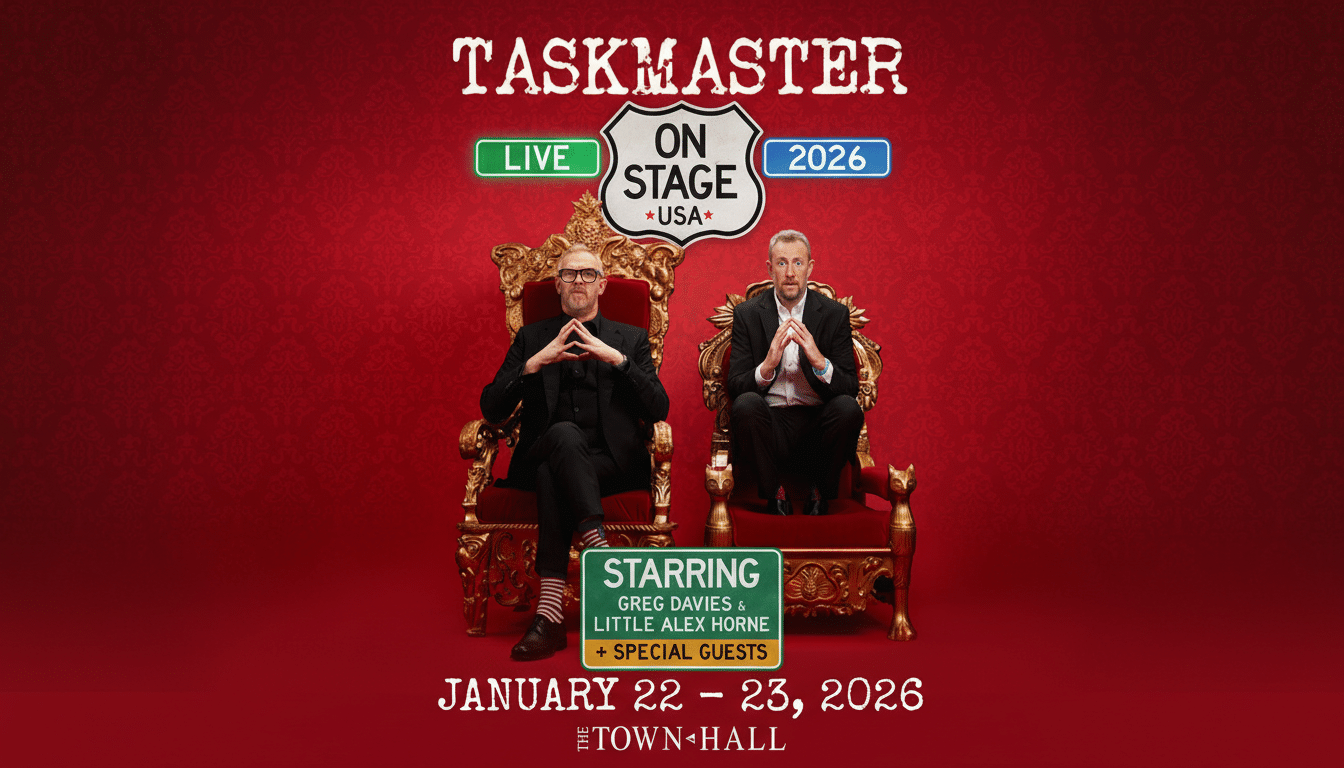 Taskmaster Live behind-the-scenes set and props revealing show secrets