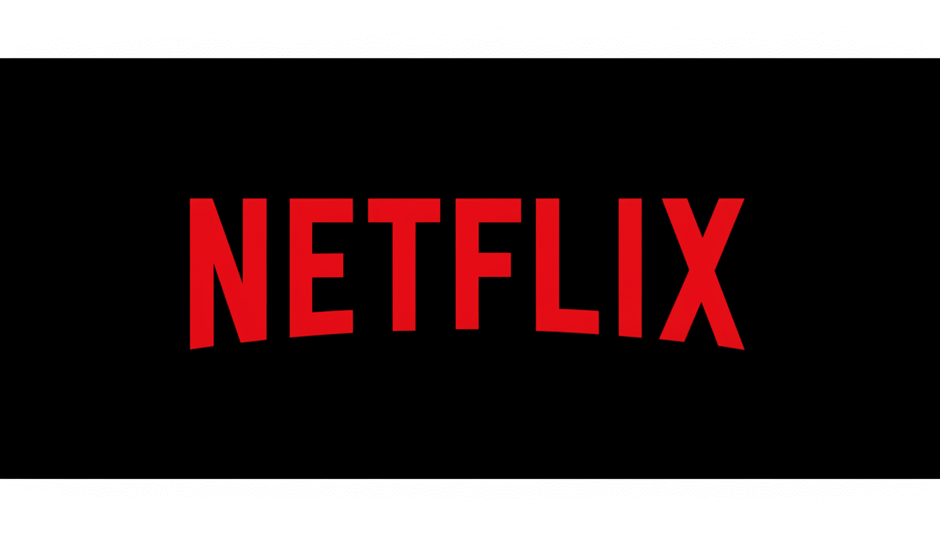 Smartphone displaying Netflix logo and vertical video interface for new mobile app