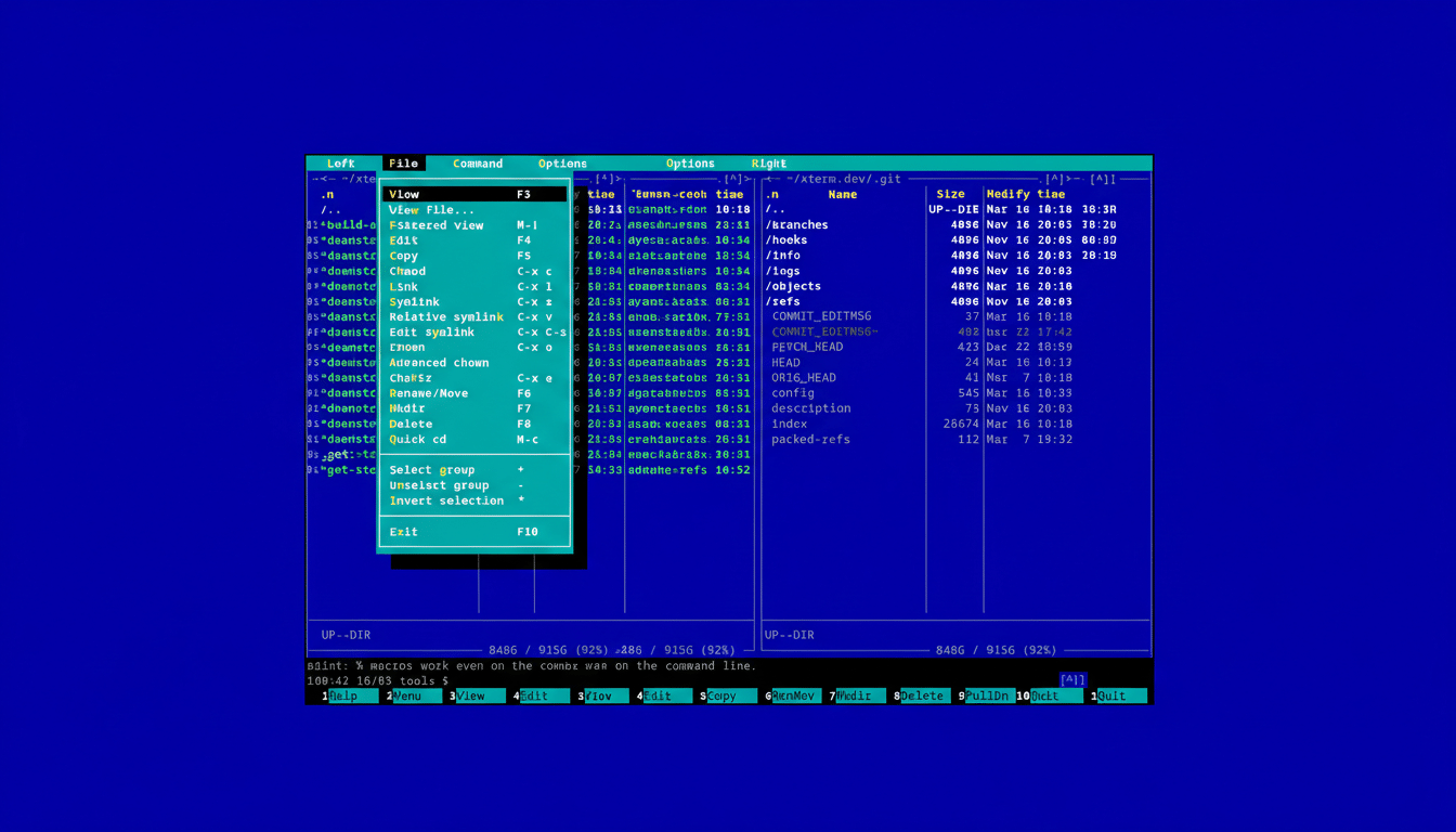Five free Linux terminal file managers: Ranger, Midnight Commander, nnn, lf, vifm
