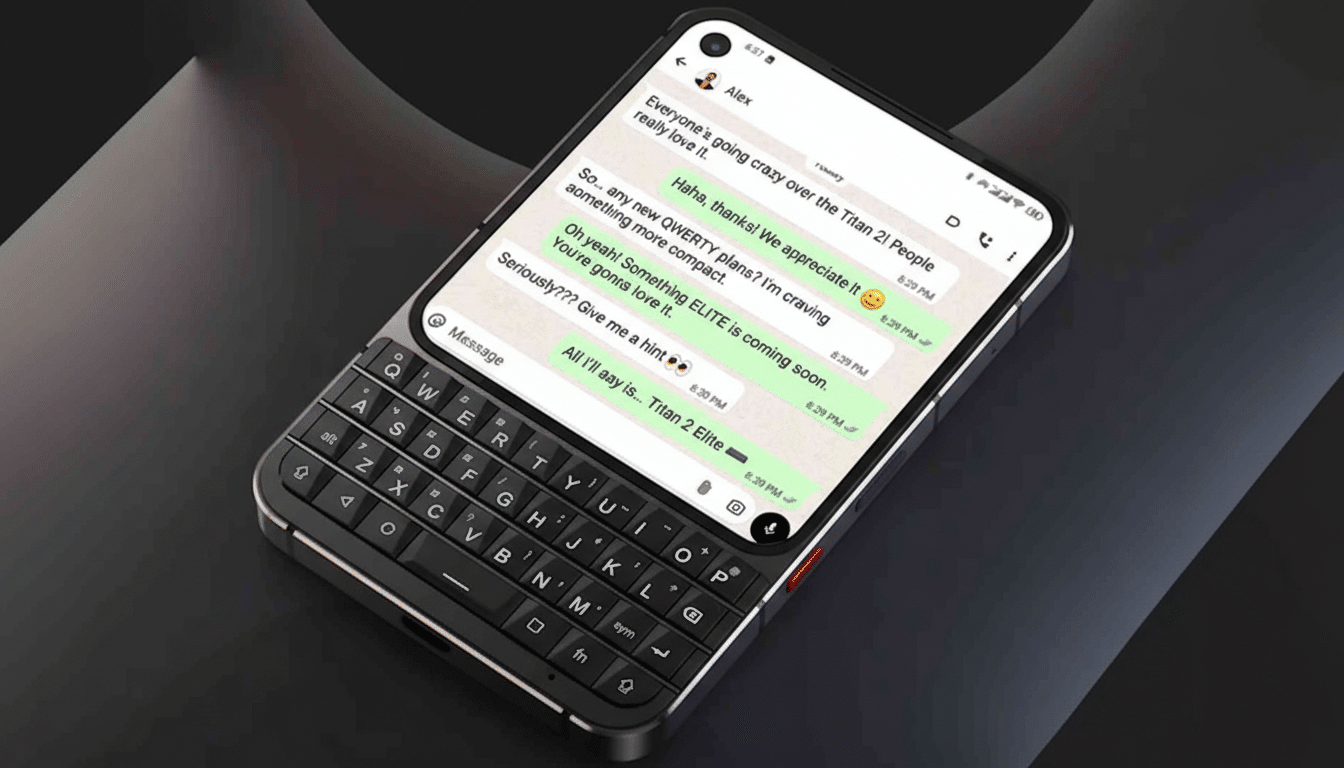 Unihertz teases Titan 2 Elite QWERTY phone with physical keyboard