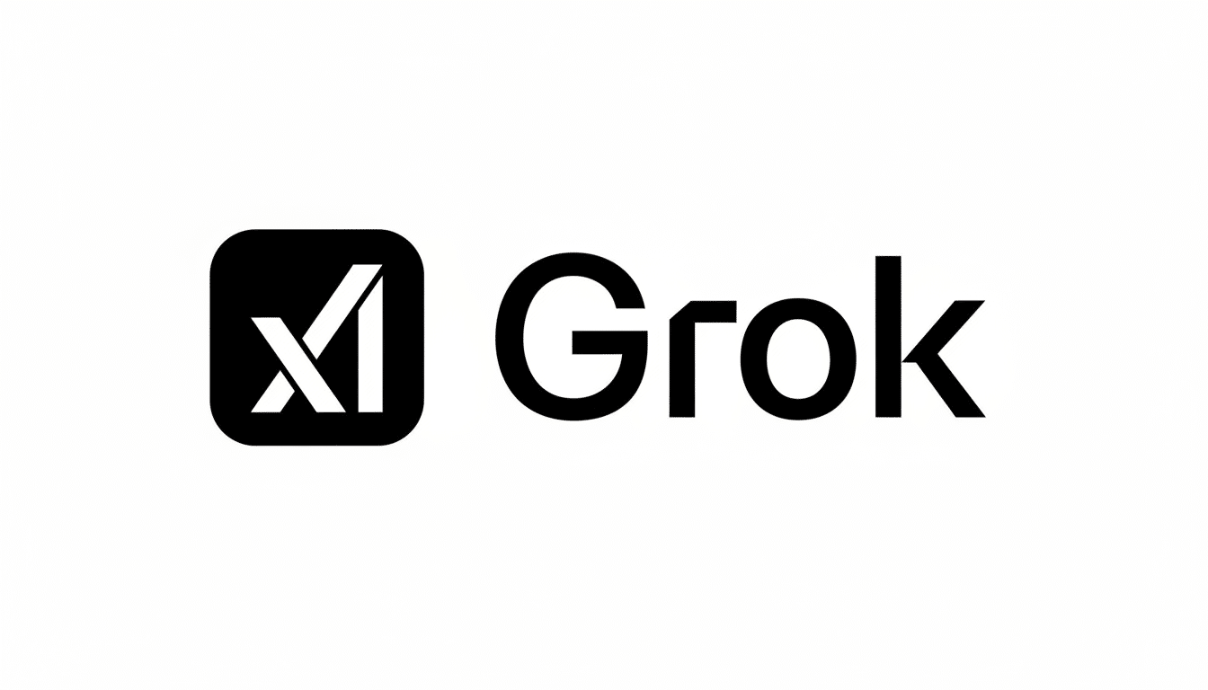 Grok logo with warning symbol about failed child safety tests