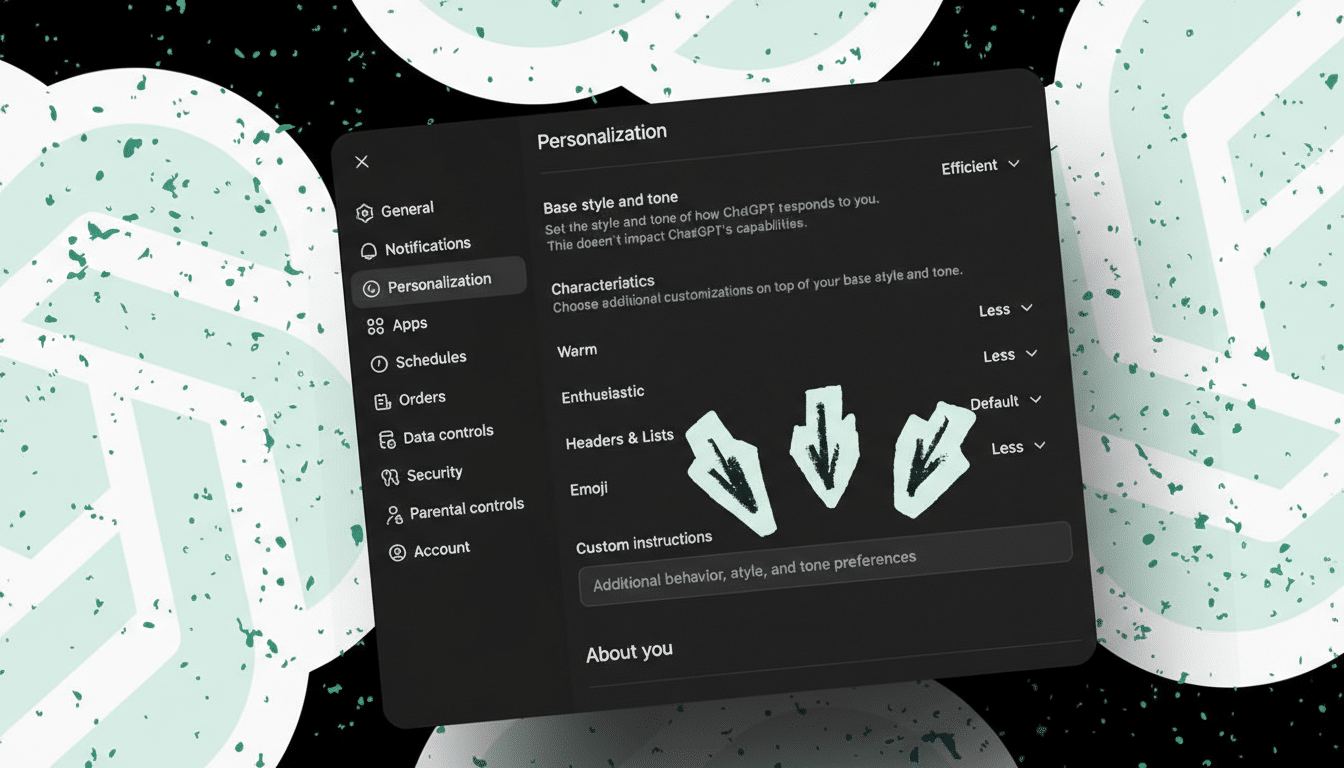 5 custom ChatGPT instructions for faster responses and productivity