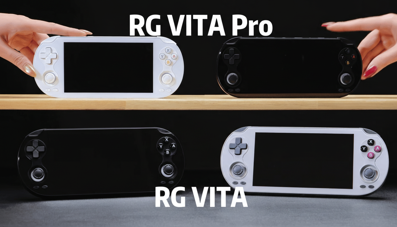 Anbernic RG Vita and Vita Pro, PS Vita lookalike handheld gaming consoles