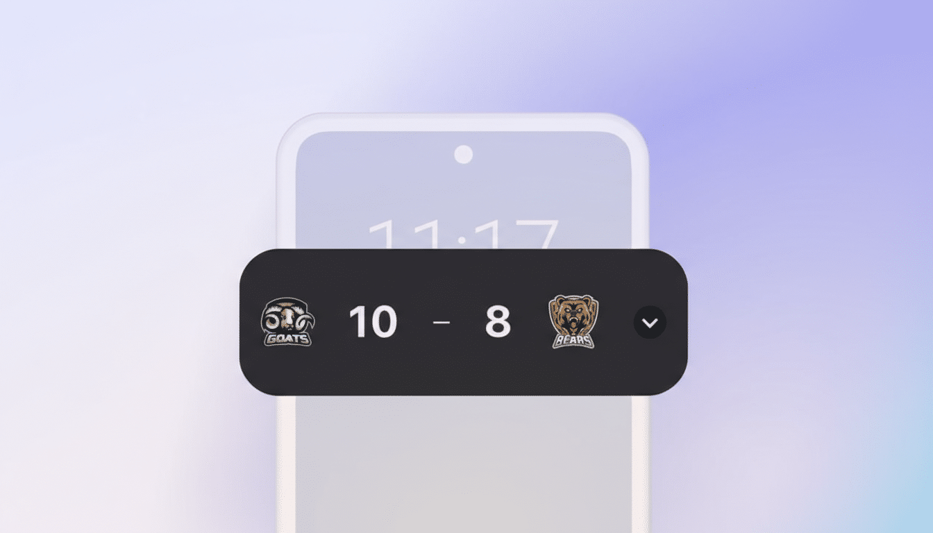 Google refines Android Live Updates interface design, with cleaner notification UI