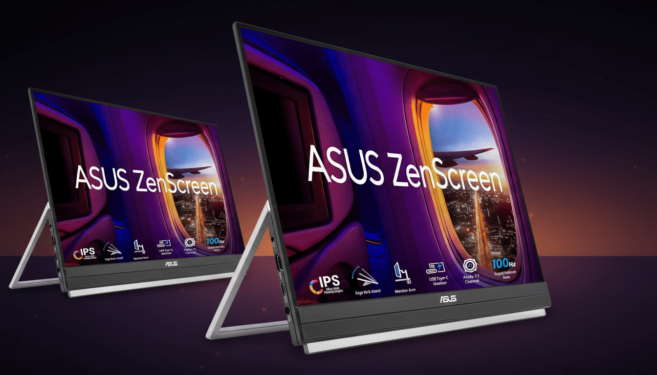 ASUS ZenScreen 22-inch portable monitor at a record-low price