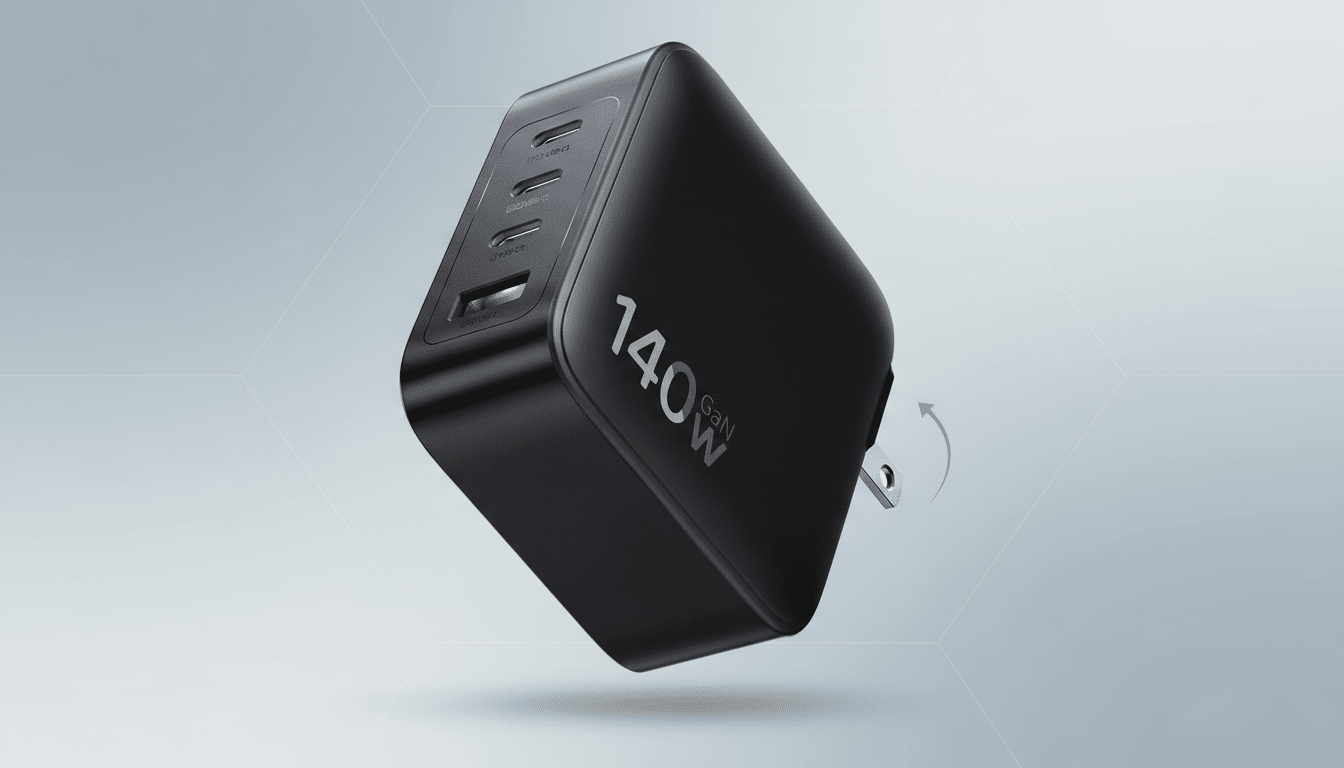 Baseus 140W USB-C fast charger at record low price