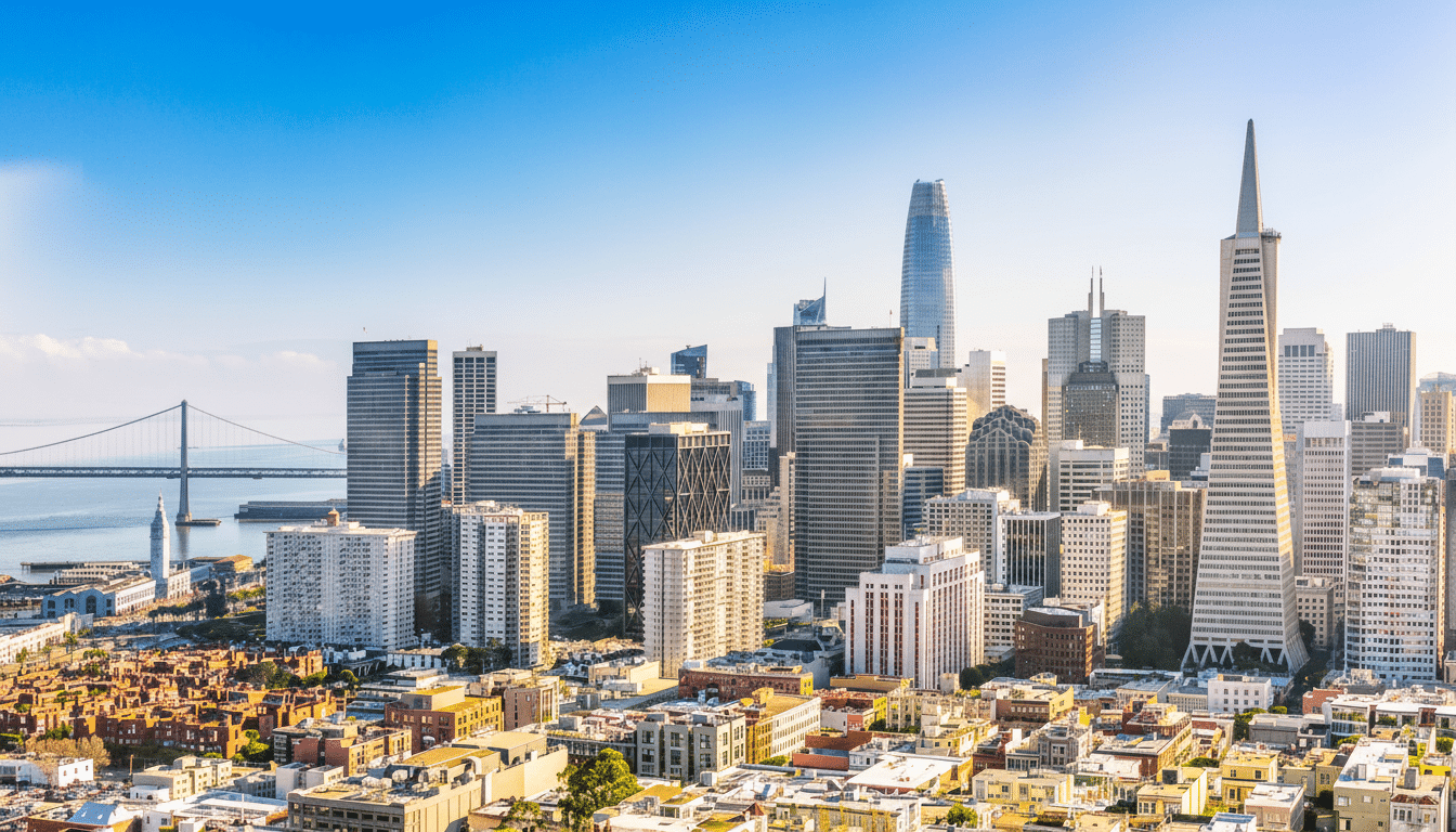 San Francisco pro-billionaire marchers with signs on a downtown street
