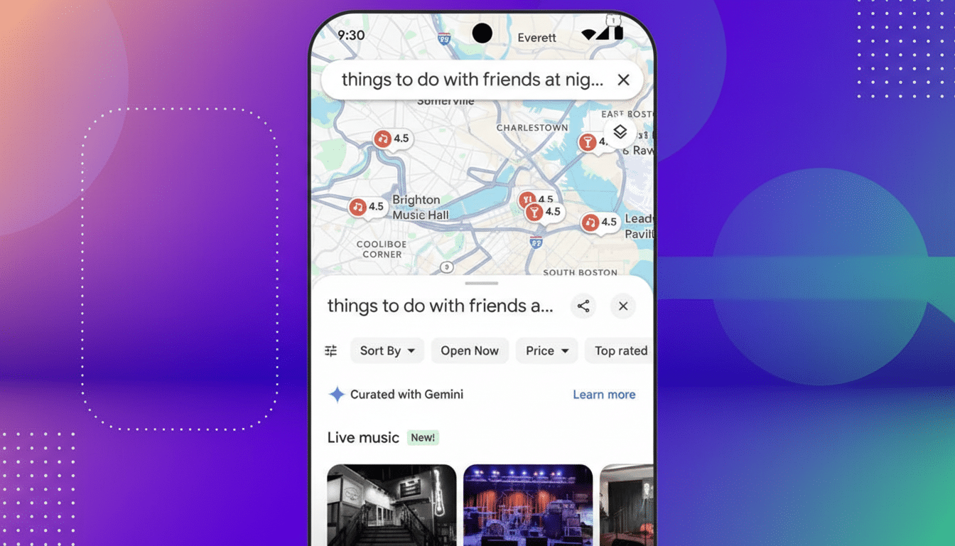 Google Gemini AI tests map attachments for travel planning