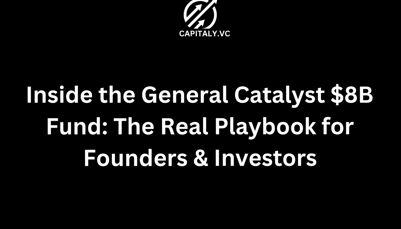 General Catalyst venture capital founding team playbook for startups