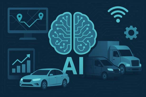 Artificial intelligence streamlining vehicle tracking and operations in fleet management