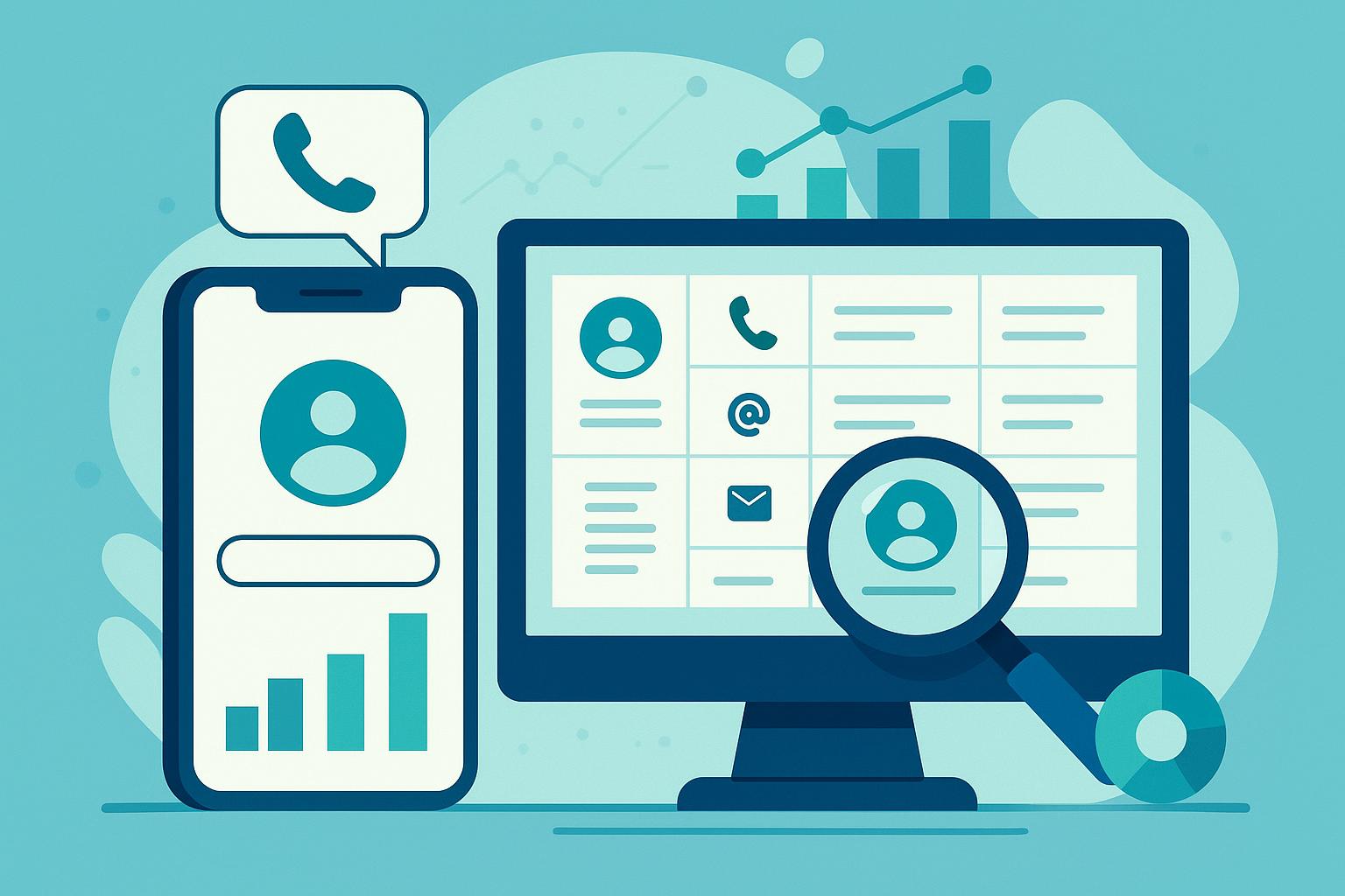 ClarityCheck dashboard displaying advanced phone and email lookup tools for data verification