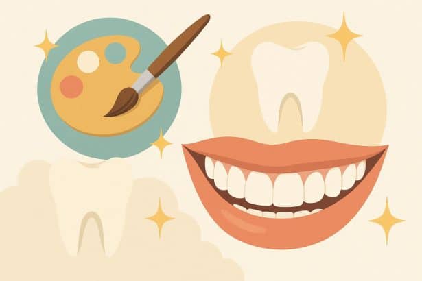 Bright, healthy smile showcasing straight white teeth to illustrate dental aesthetics and enhancement