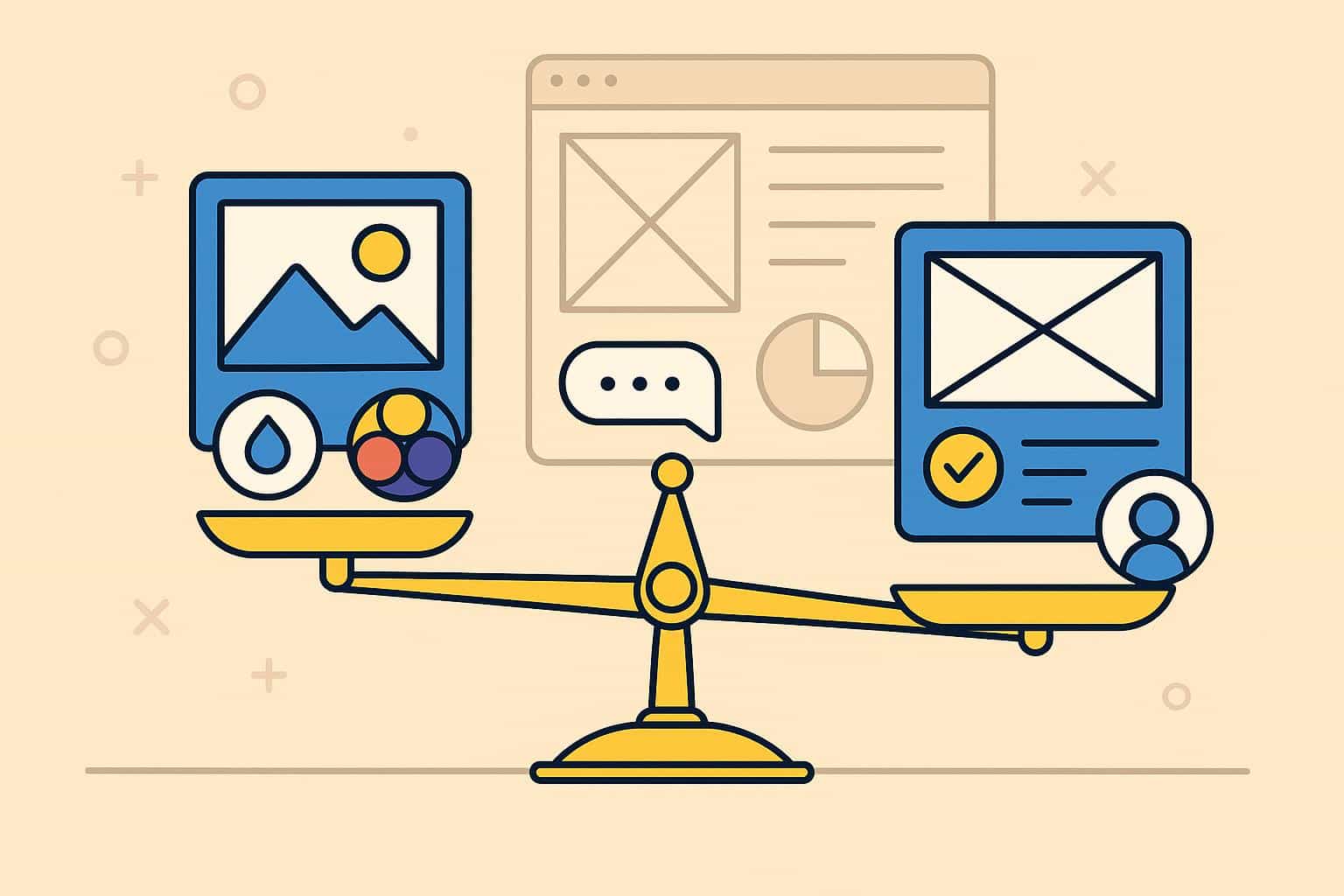 Modern digital interface blending aesthetics and usability for enhanced user experience design