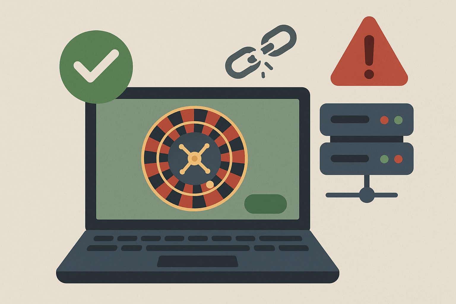 Stable online gaming session with secure connection and uninterrupted spinning gameplay