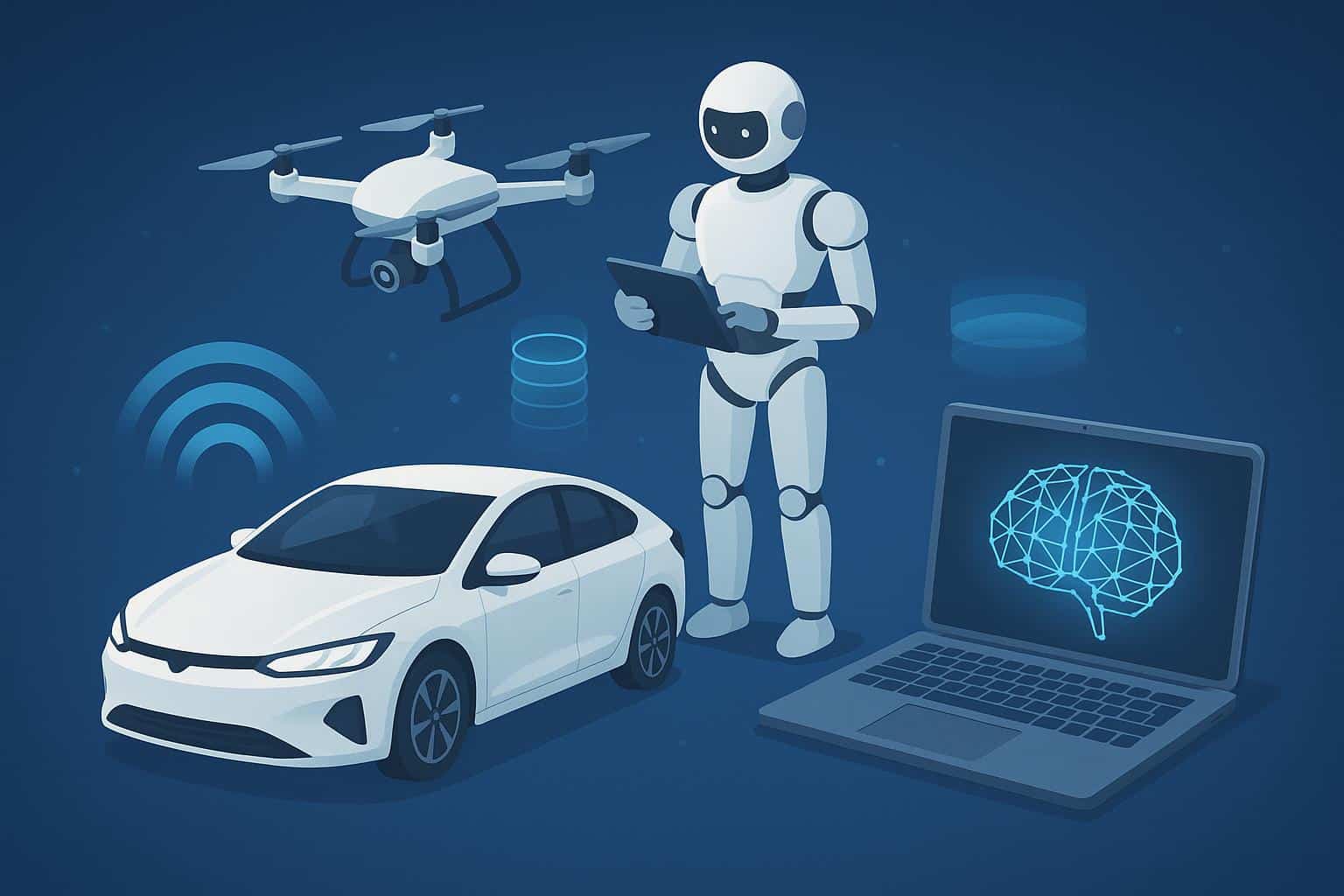 Futuristic devices and artificial intelligence innovations shaping the future of technology