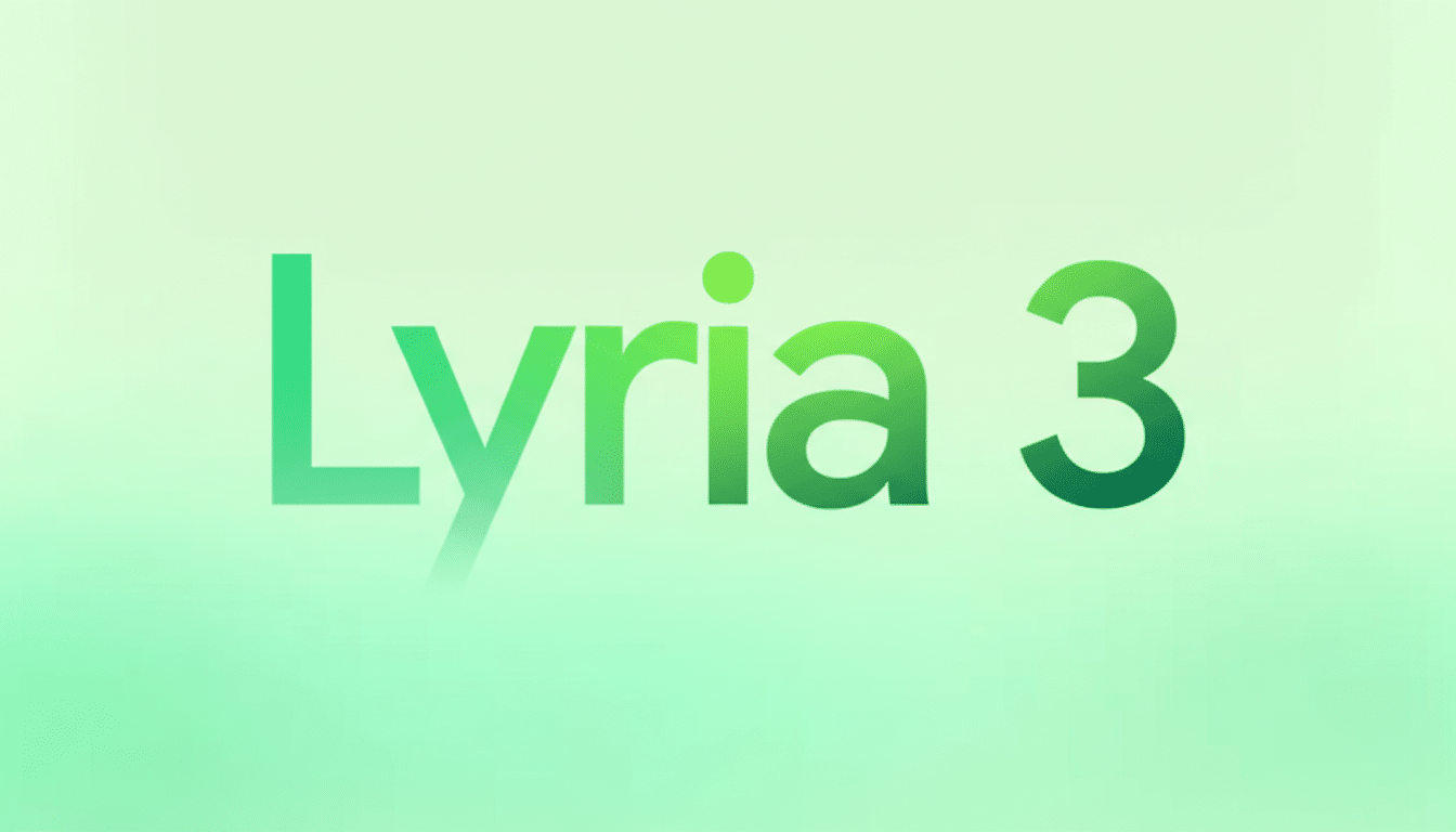 Google launches Lyria 3 free AI music generator in Gemini, waveforms and notes