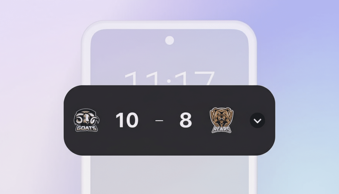 Android phone displaying Live Updates amid stalled user adoption trend