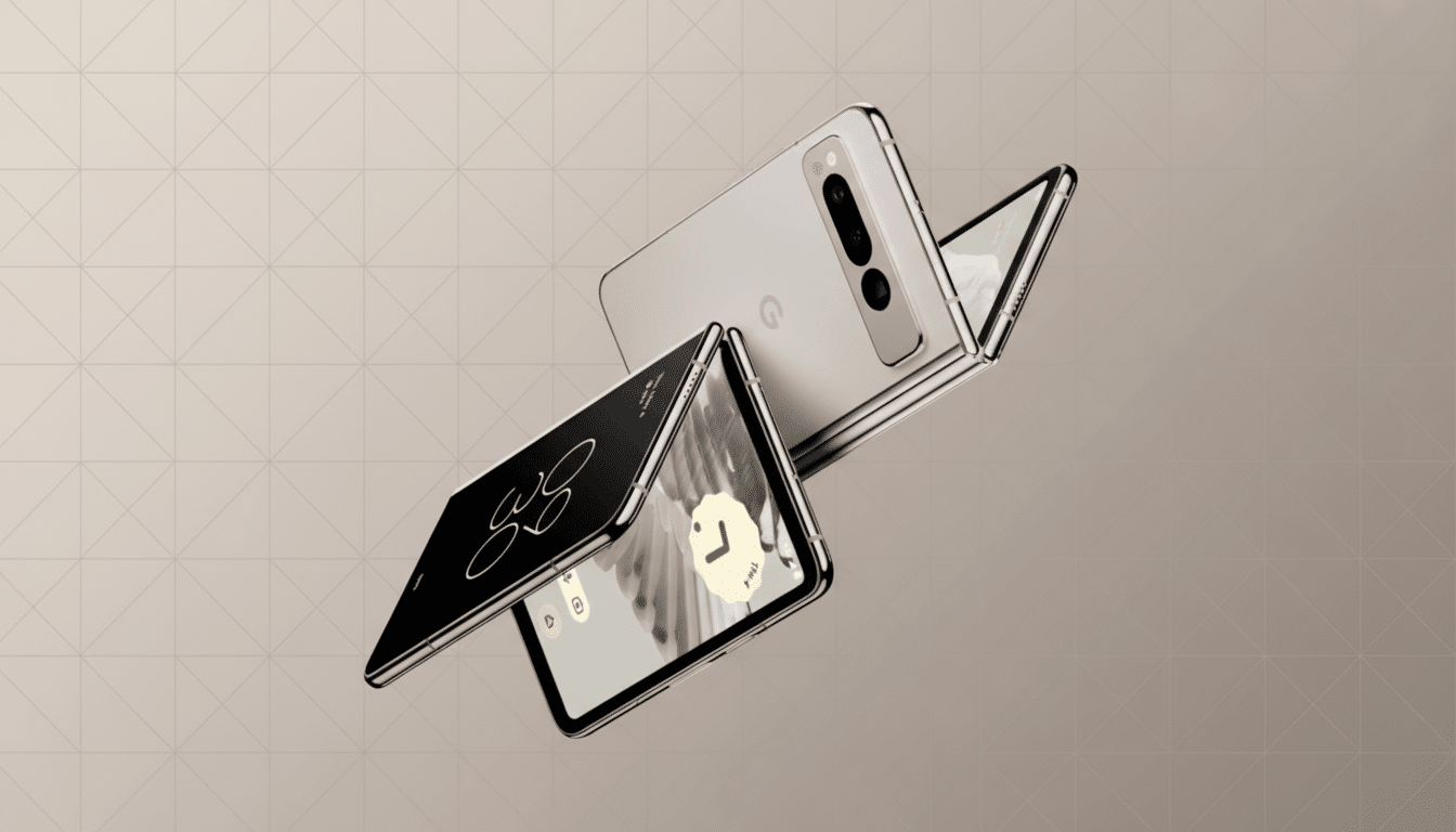 Foldable smartphones with sale tags, reflecting buyers demand for discounts in poll