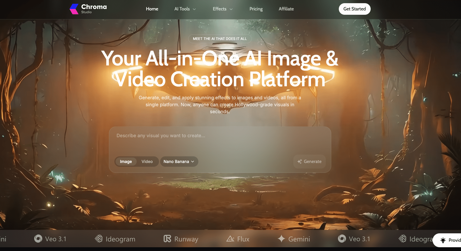 Image 1 of Chroma Studio Review: Best AI Image and Video Generation Tool