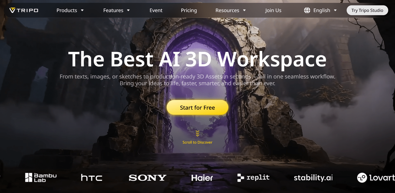 Image 1 of Tripo Studio Tutorial: Step-by-Step Guide to Mastering This AI 3D Model Generator (findarticles.com)