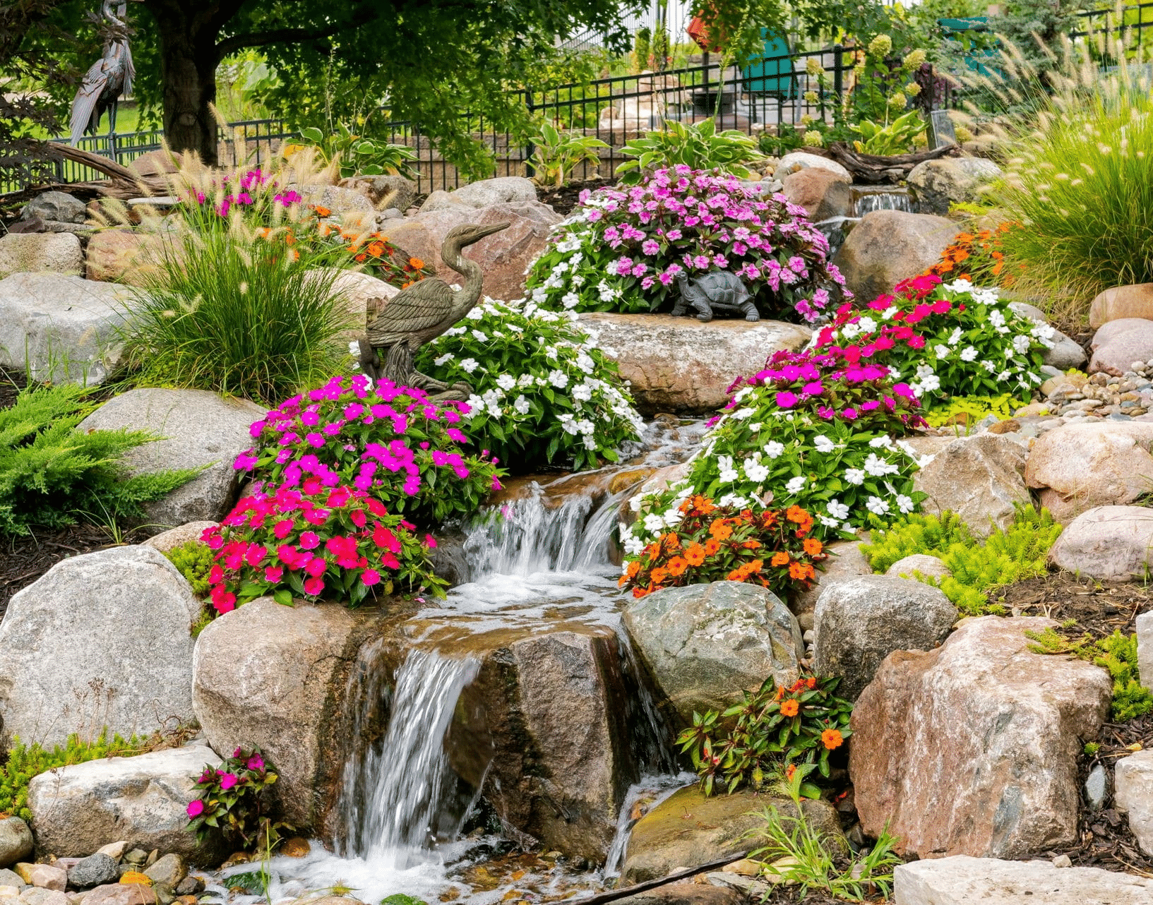 Image 1 of Turn Your Pond Into a Relaxing Paradise with a Fountain or Waterfall