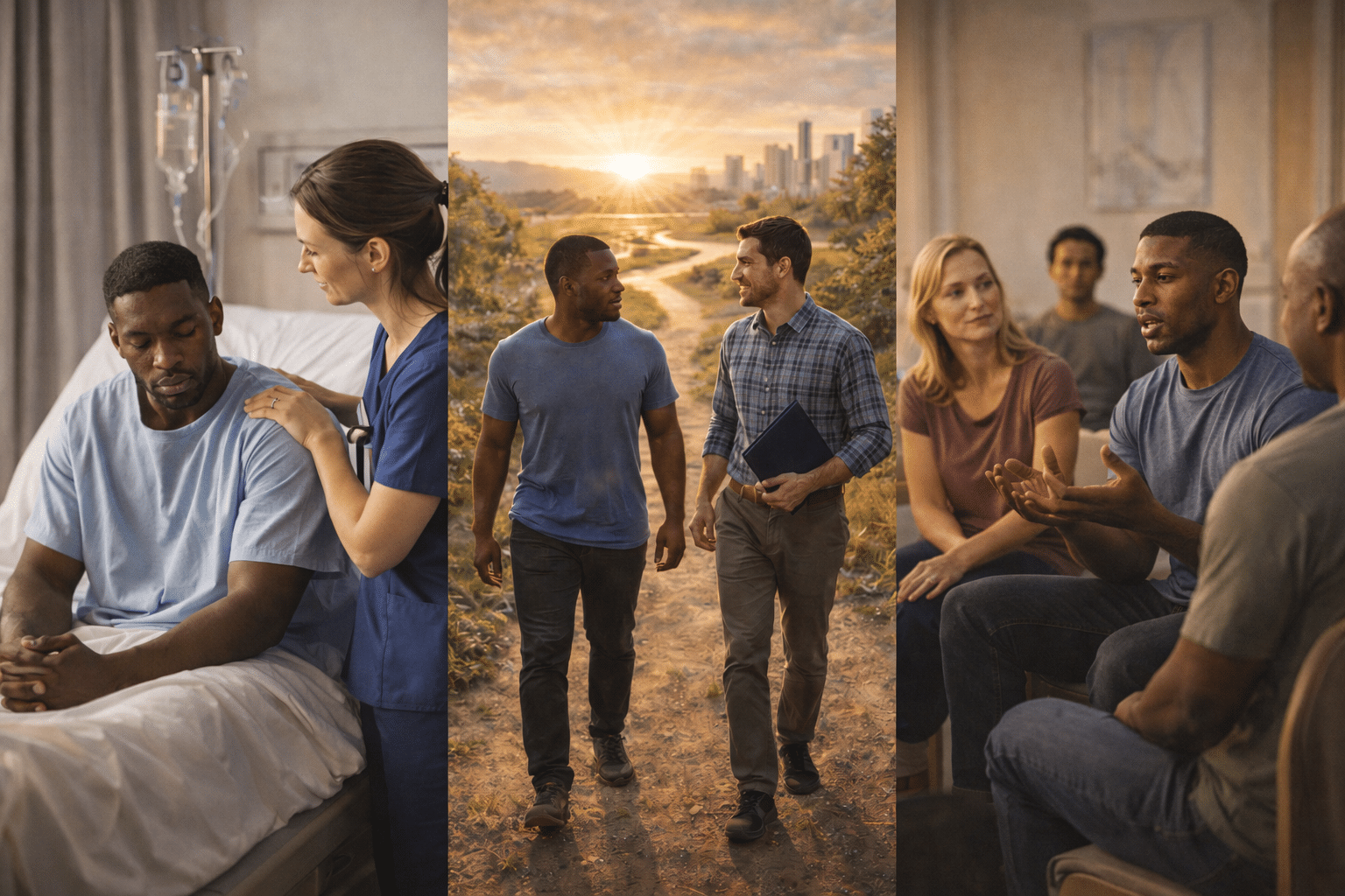 Image 1 of Both approaches are commonly offered through an addiction treatment center that can help coordinate care and determine the most appropriate next steps after detox.