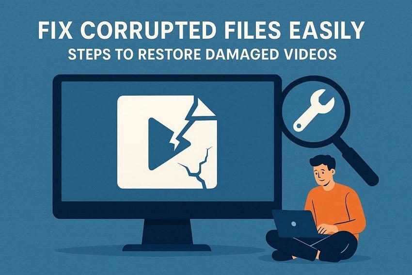 Image 1 of Fix Corrupted Files Easily: Steps to Restore Damaged Videos Easily
