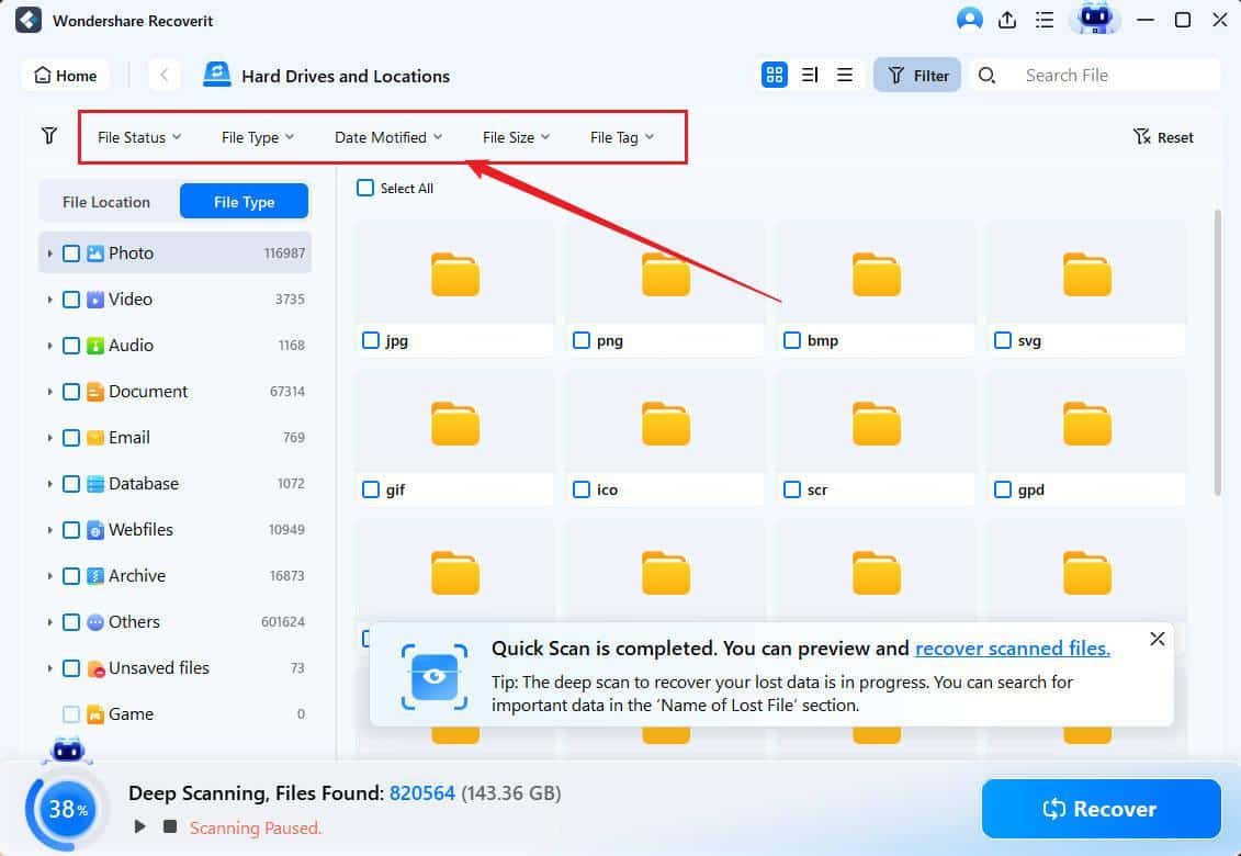 excactly search the files you want