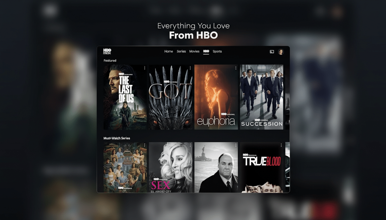Oscar nominees streaming guide with statuette and streaming platform logos