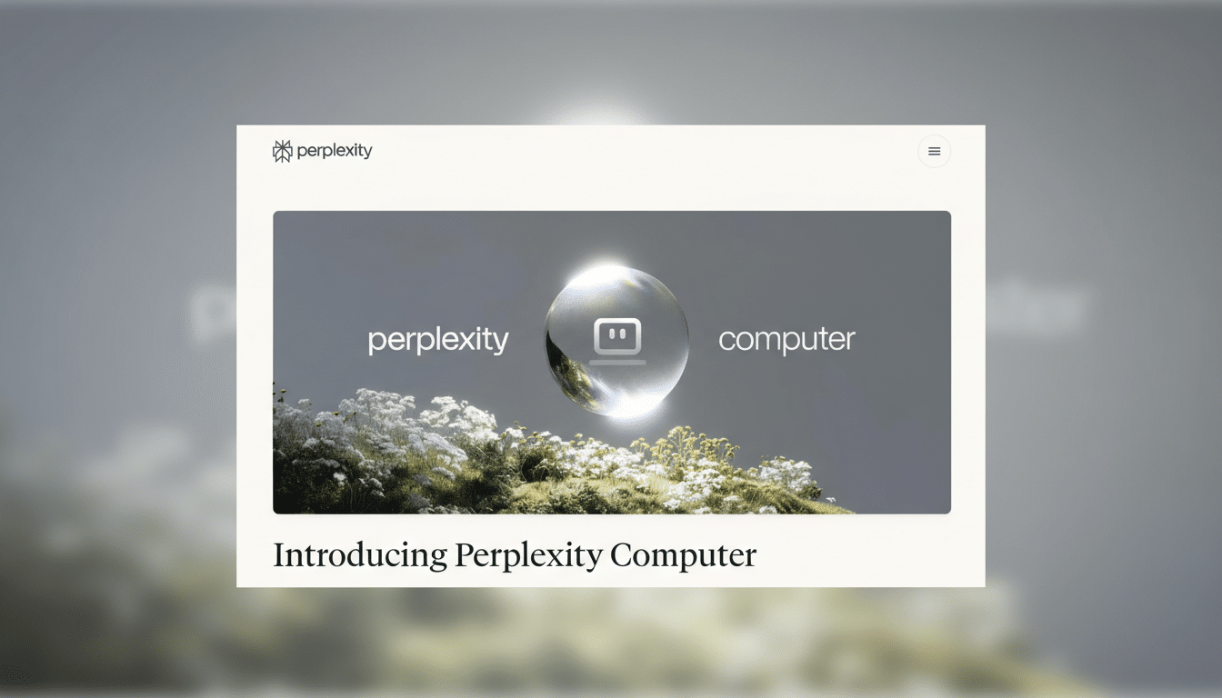 Perplexity AI Computer System for Automated Task Execution