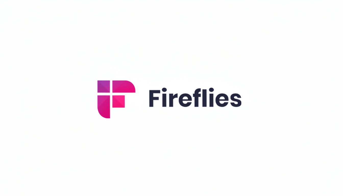 The Fireflies logo, featuring a stylized F composed of four squares in shades of purple and pink, next to the word Fireflies in dark gray text, presented on a clean white background with a 16:9 aspect ratio.