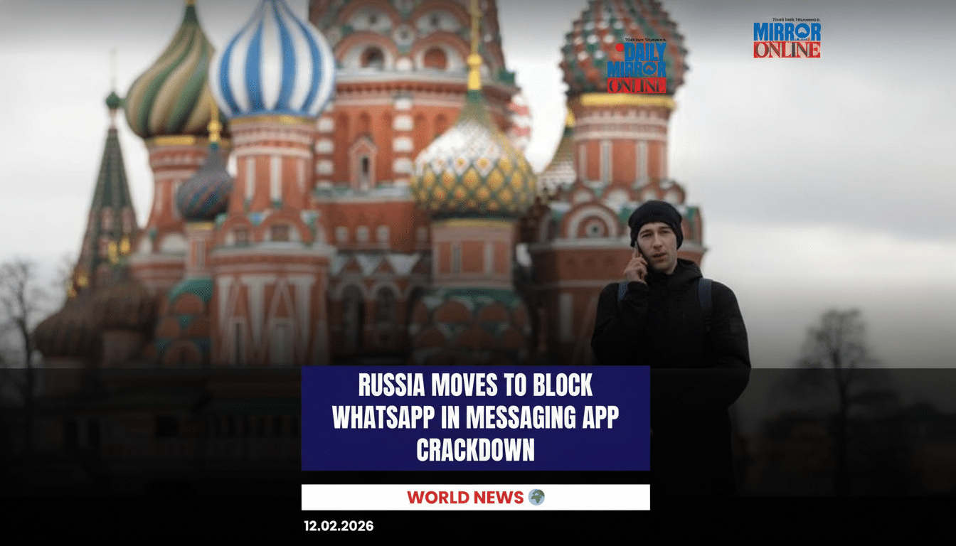 WhatsApp blocked in Russia amid government messaging crackdown