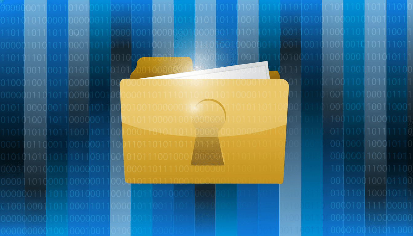 Padlock over app icons and folders, seven apps lock down and encrypt private files