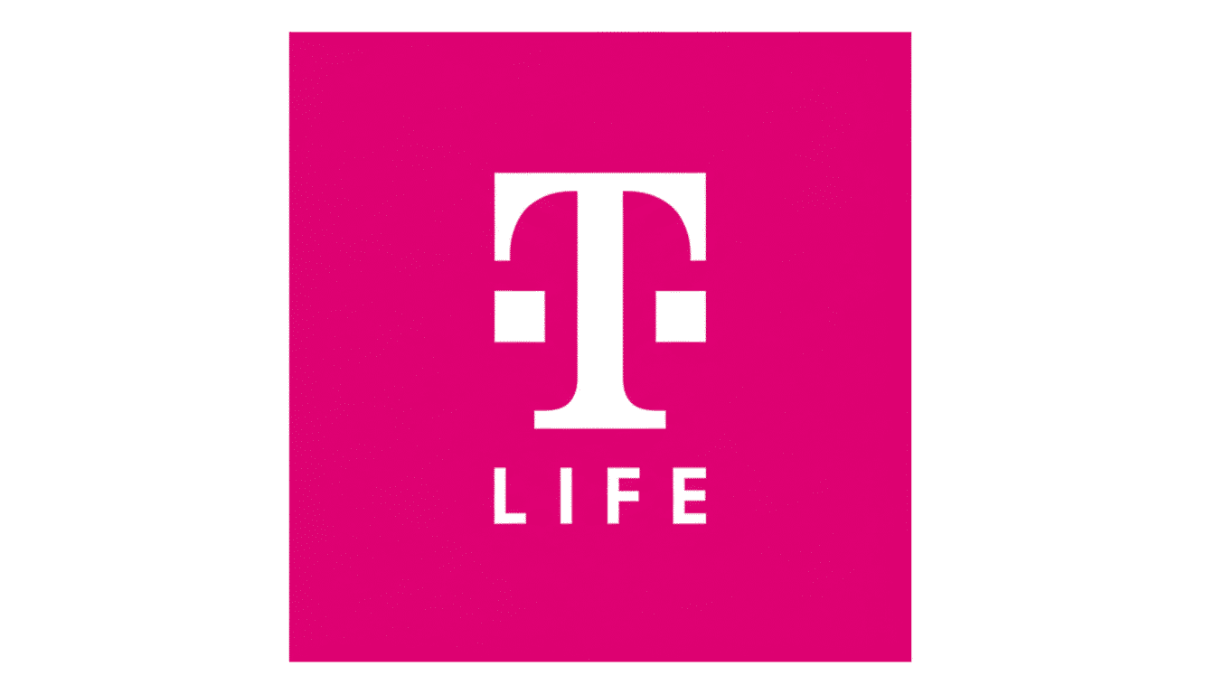 The T-Life logo, featuring a white stylized T with two small squares on either side of the vertical bar, above the word LIFE in white capital letters, all set against a vibrant magenta background. The image is presented in a 16:9 aspect ratio with white borders on the sides.