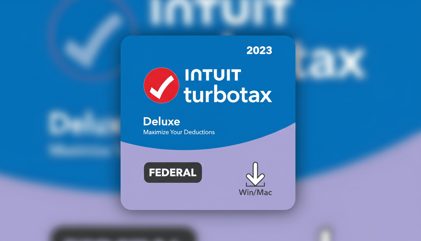 Amazon listing highlights TurboTax Deluxe price drop, 44% off