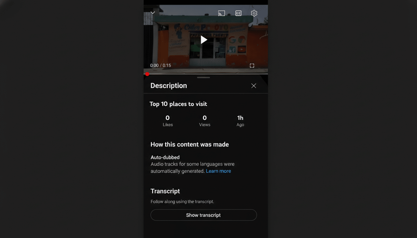 YouTube Auto Dub with expressive AI speech and accurate lip sync for multilingual videos