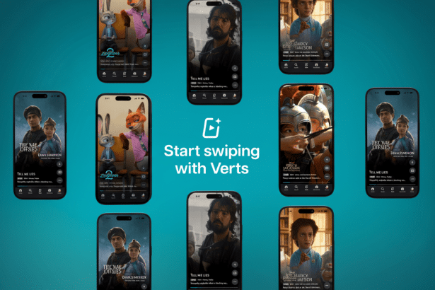 Disney+ Verts vertical video feed feature on mobile app screen