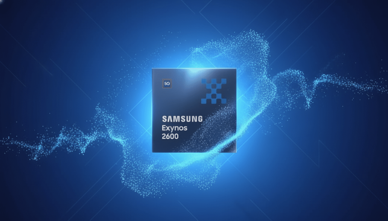 Exynos 2800 chipset render with Samsung Galaxy S28 branding