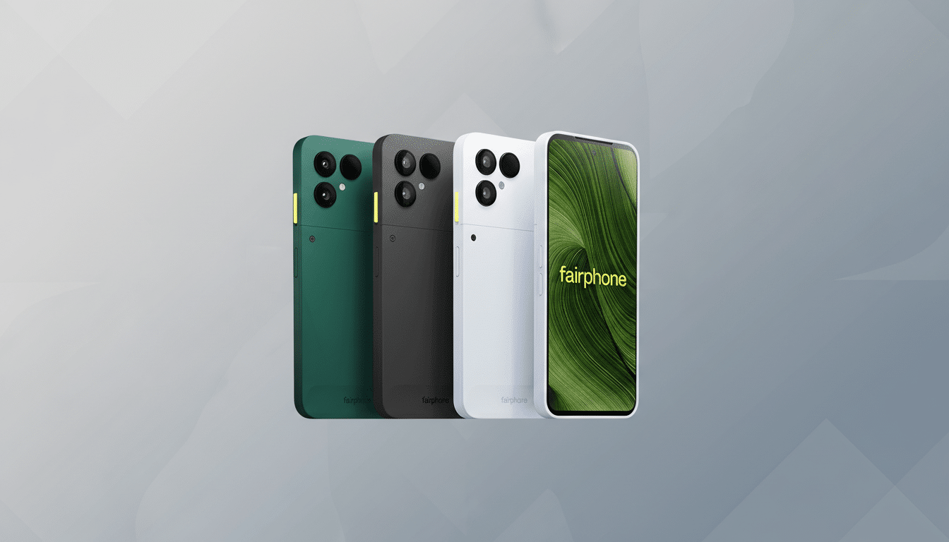Fairphone Gen 6 smartphone showcasing Android 16 update rollout