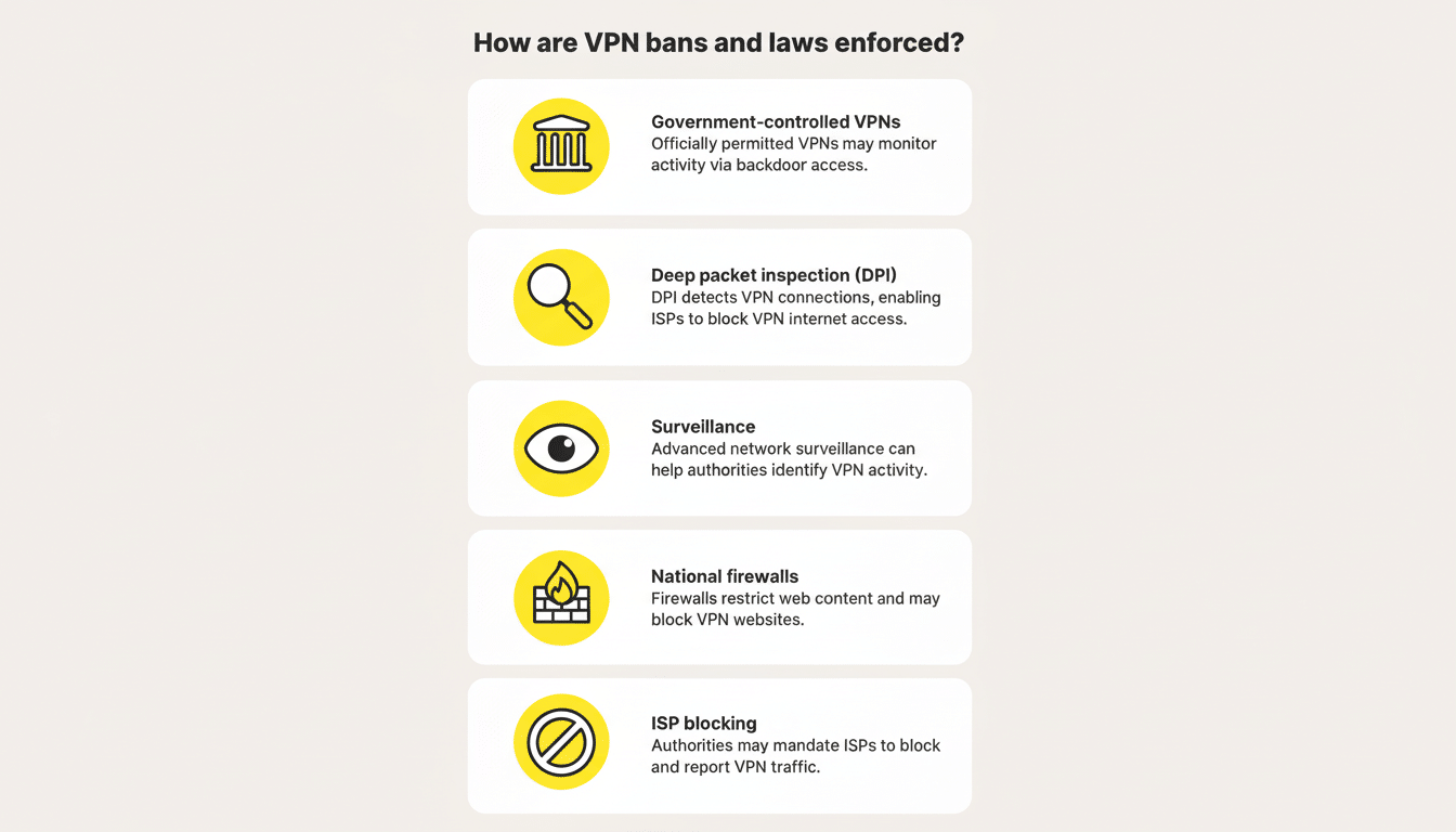 VPN app on laptop amid foreign surveillance threat, raising privacy and security risks