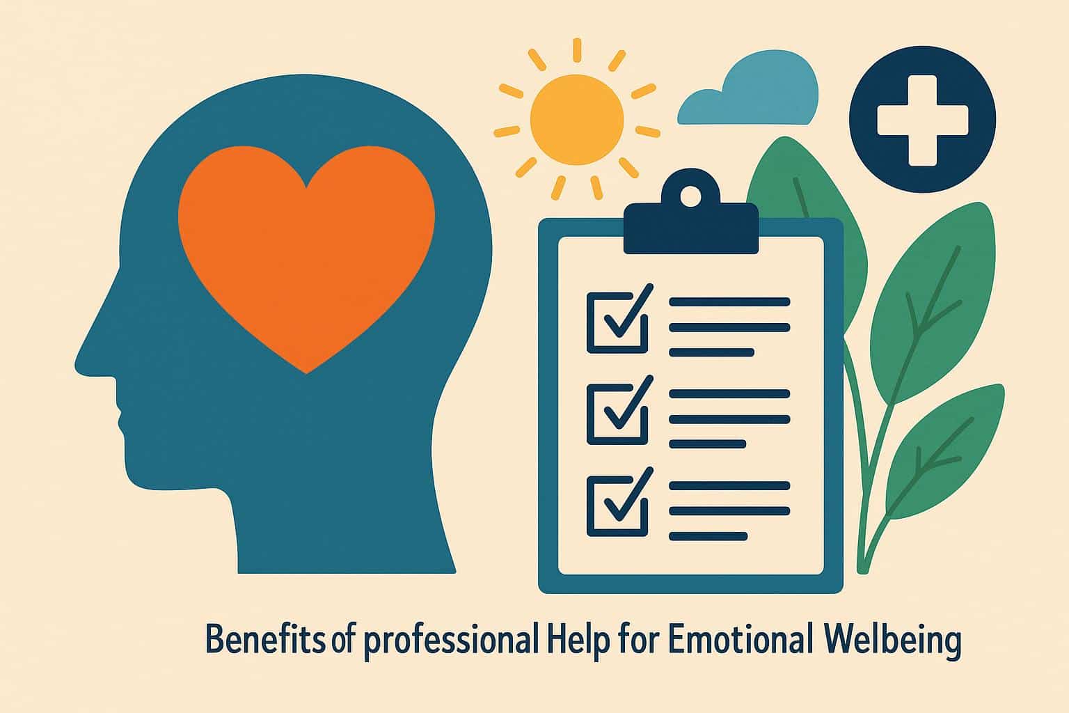 Therapist offering support to client in calm counseling session for emotional well-being benefits