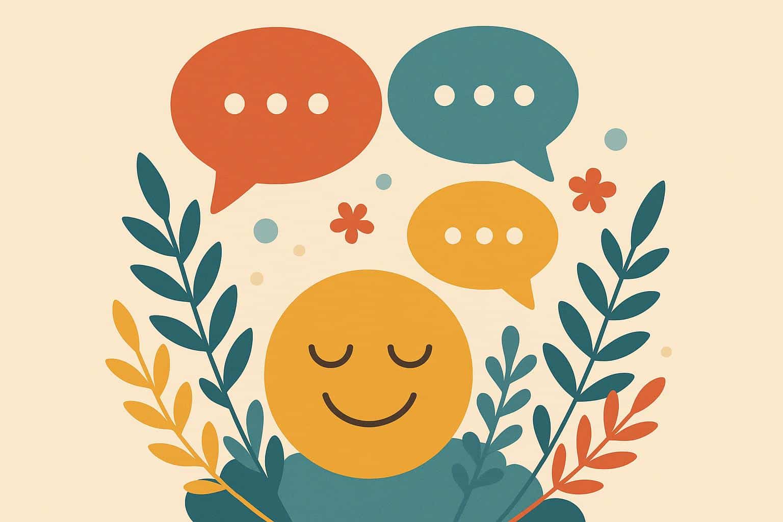 Supportive group therapy session promoting mental health and emotional well-being