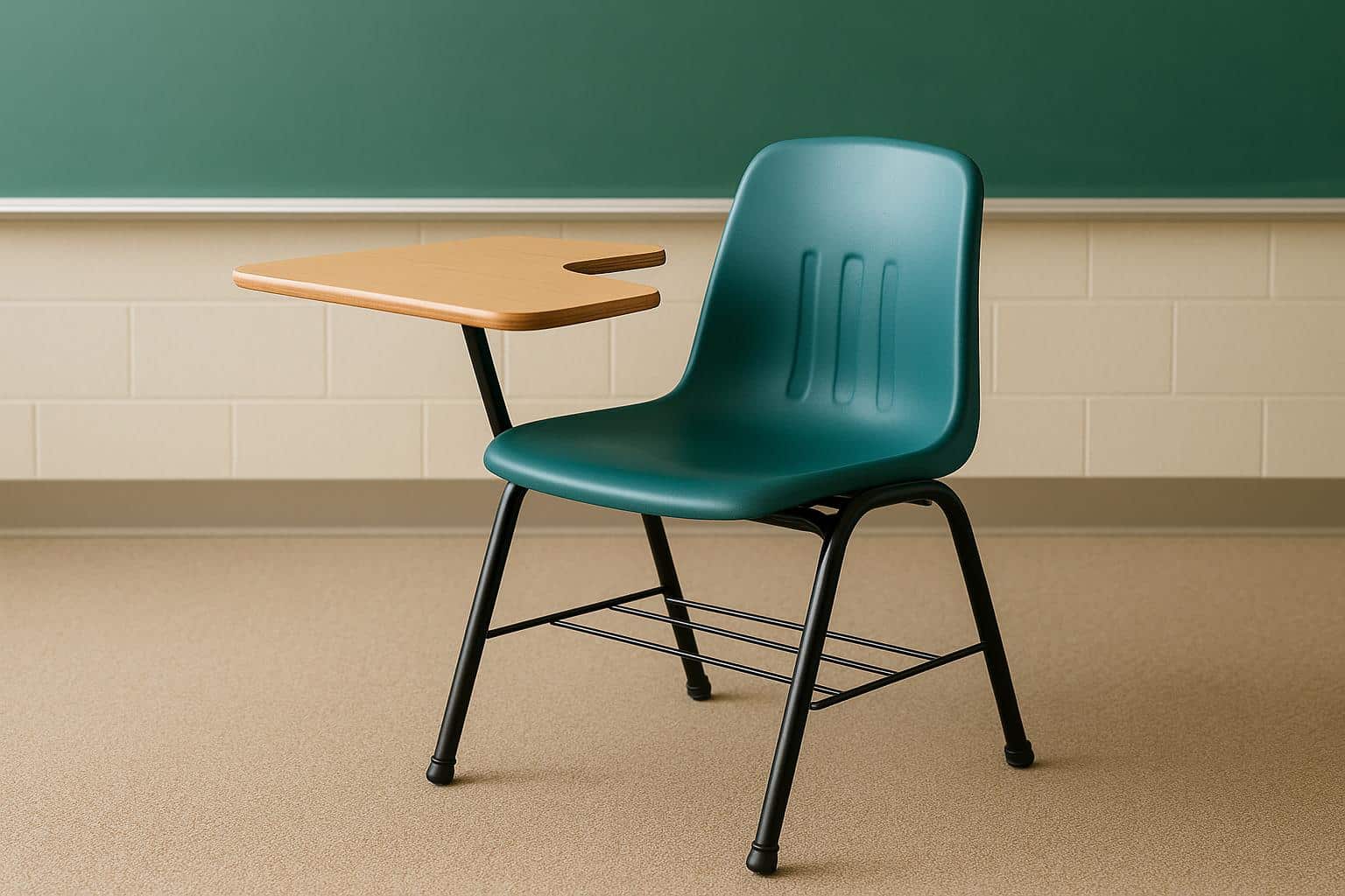 Ergonomic classroom chairs arranged for student comfort and enhanced learning environment