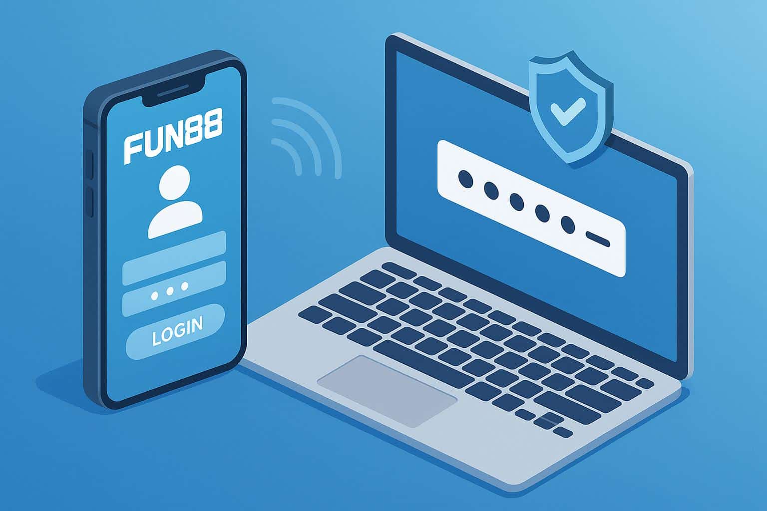 Fun88 login interface with secure authentication steps for fast and safe account access