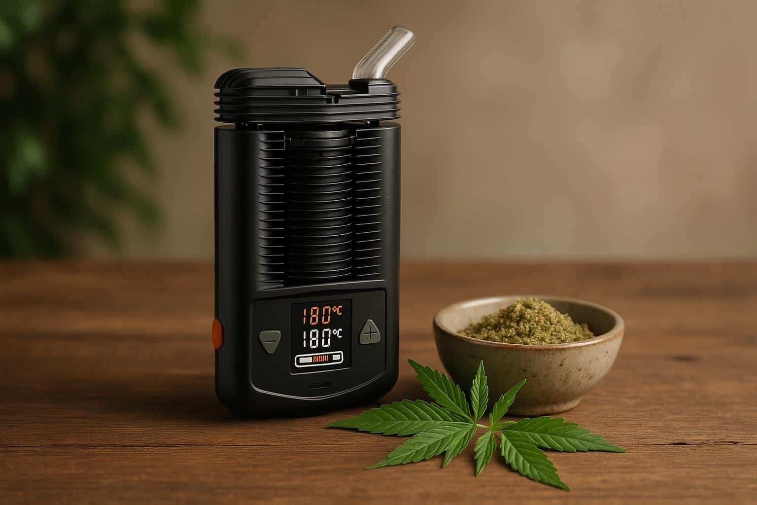 Mighty Medic Vaporizer device for medical-grade herbal therapy on a clean background