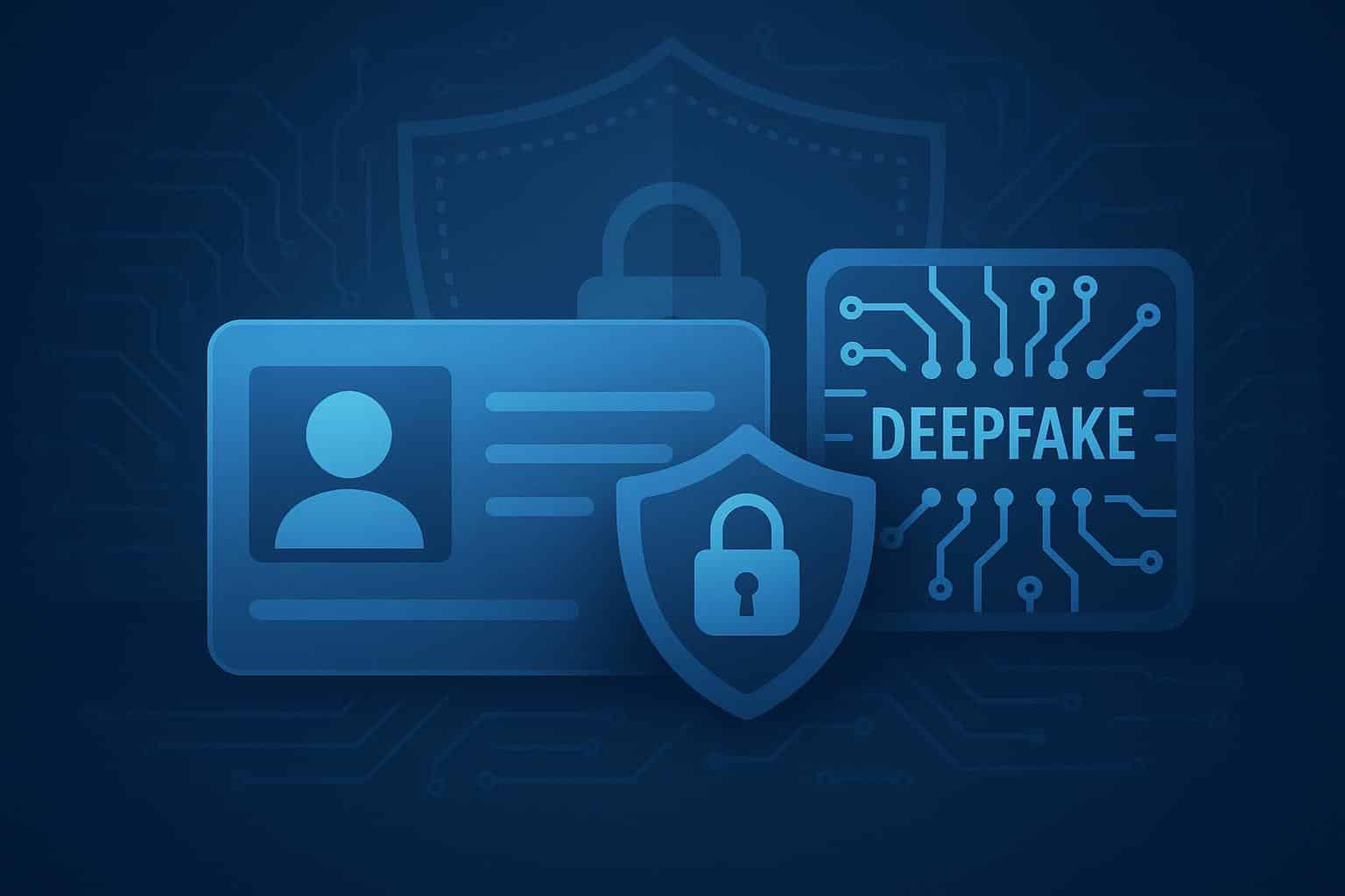 Digital fingerprint scan highlighting deepfake detection technology and cybersecurity measures